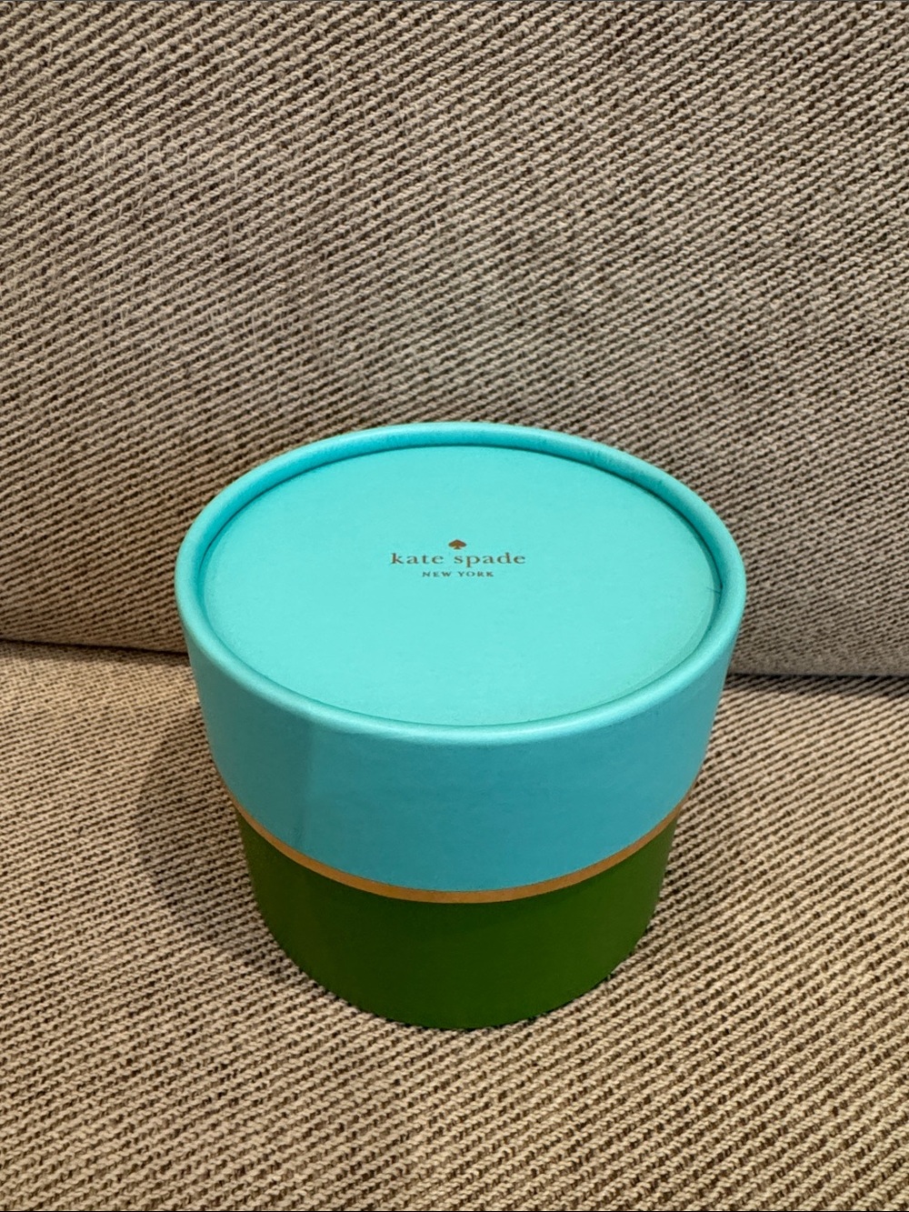 kate spade teal and green gift box